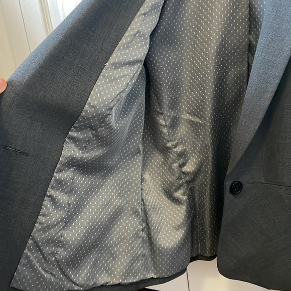 GREY ANN KLEIN SUIT JACKET - Picture 7 of 7